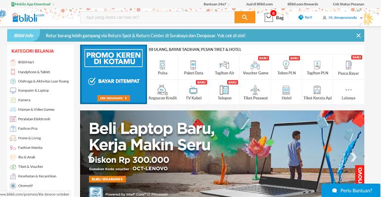 Blibli - marketplace terlaris di indonesia