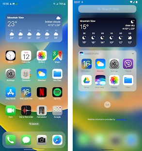 Aplikasi Launcher IOS 16 - cara merubah tampilan android menjadi Iphone 