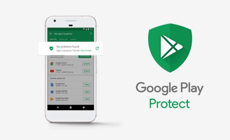 Aktifkan Fitur Play Protect - Cara menghilangkan iklan di HP Android yang tiba-tiba muncul